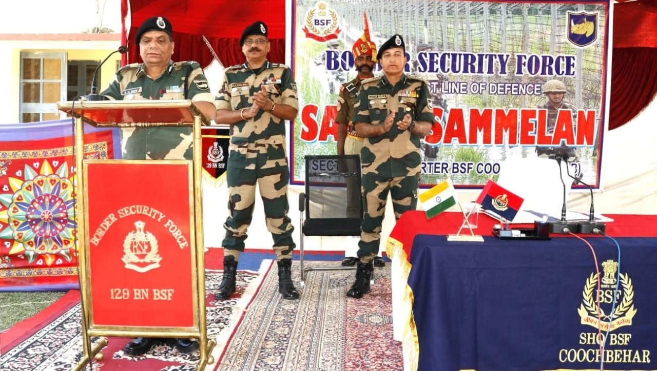 BSF’s Eastern Command chief conducted a four-day thorough inspection of the Guwahati border