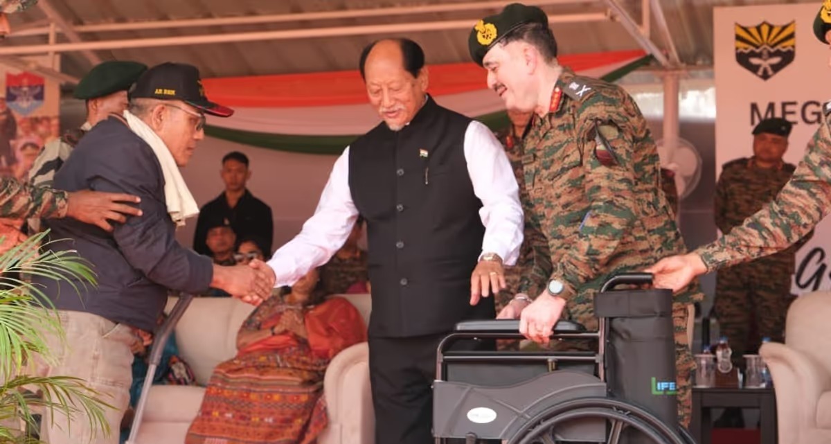 Nagaland ex-servicemen’s rally; Bhagat Stadium honors 33 war veterans