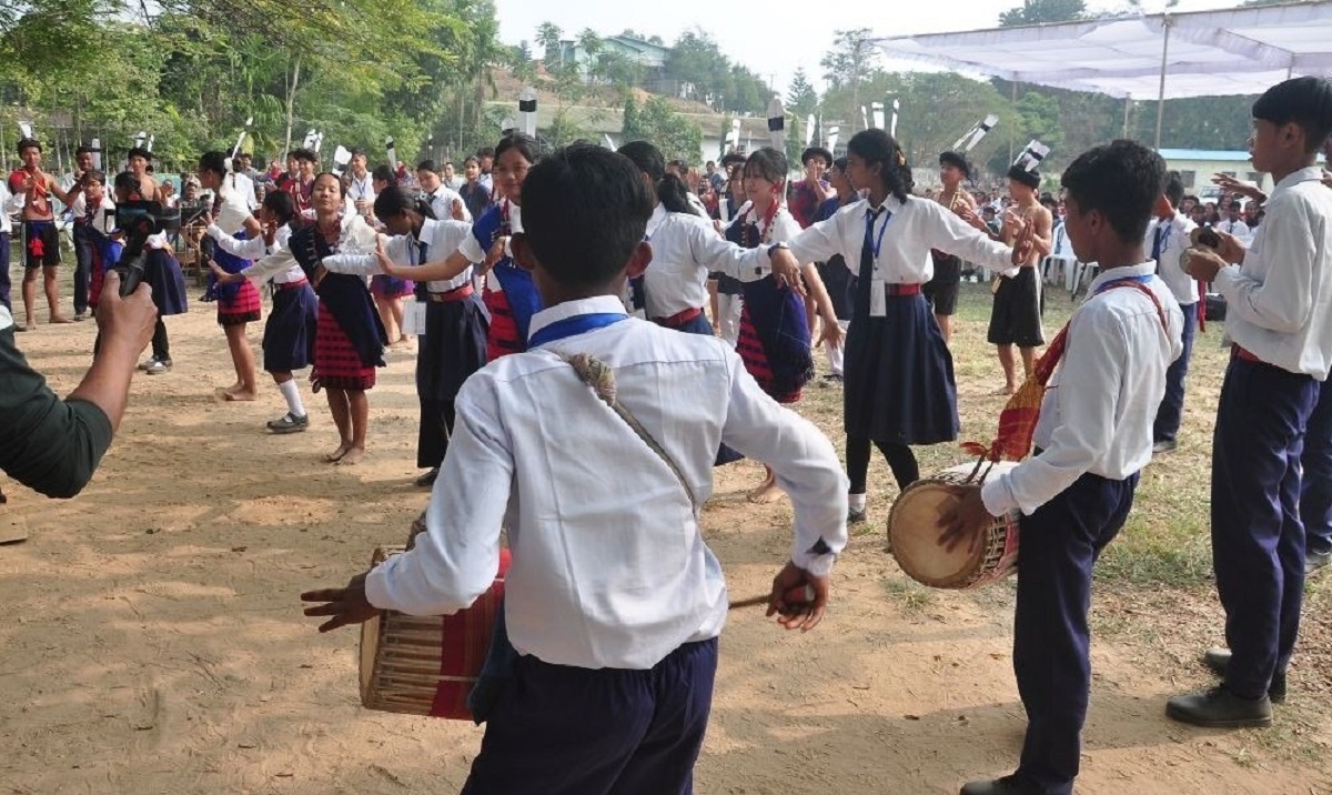 Students from Nagaland and Assam join a cross-border exchange program together