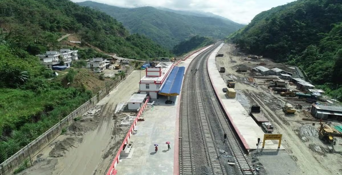 The railway network in Assam and the Northeast grows by 1,824 kilometers in just ten years