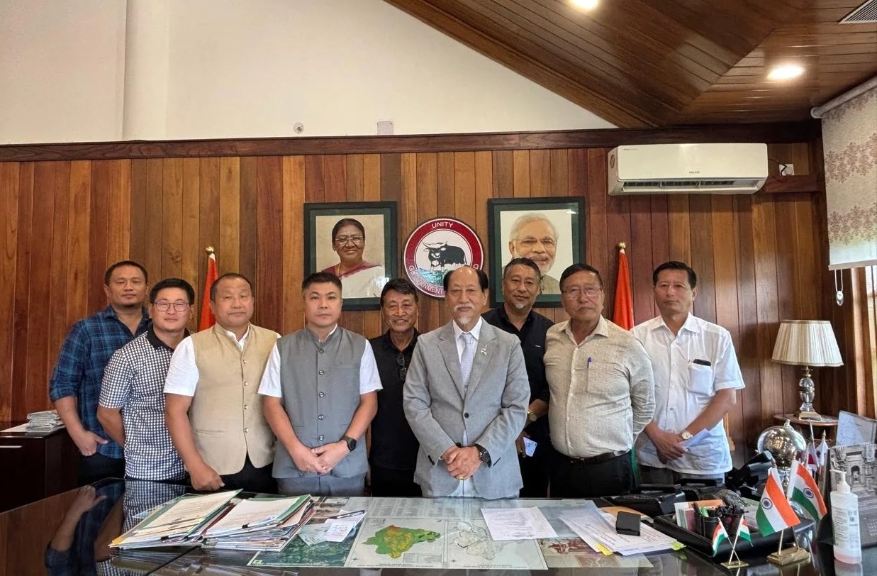 Preparedness for the Dr. T. Ao inter-district football competition is reviewed by Nagaland CM