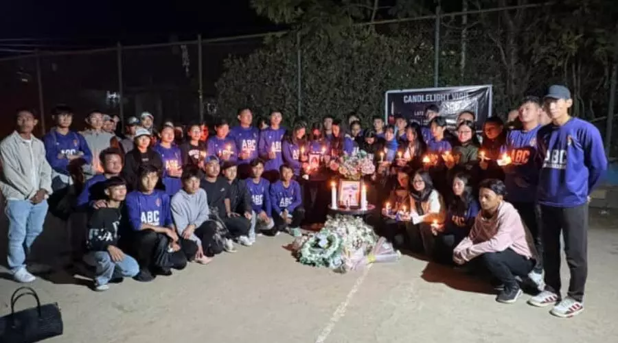 Kohima Holds Candlelight Vigil Amid Outrage Over Slain Basketball Player