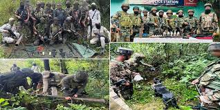 SECURITY FORCES RECOVER HUGE CACHE OF ARMS IN 2 MANIPUR DISTRICTS